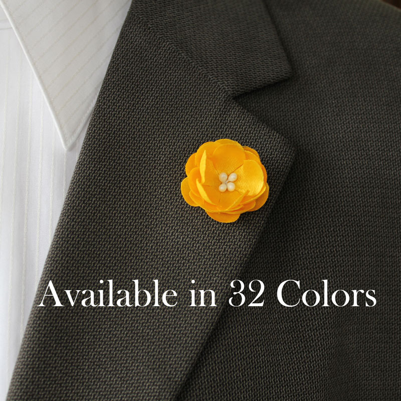 Men's Buttercup Lapel Pin (one inch in diameter) Men's Buttercup Lapel Pin (one inch in diameter)