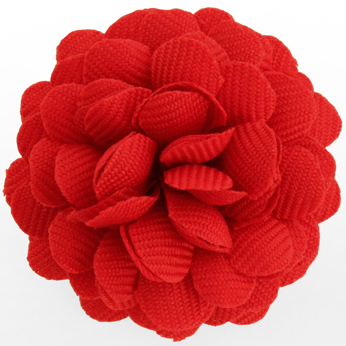 Men's Red Twill Lapel Pin, 2 inch (5cm) Men's Red Twill Lapel Pin, 2 inch (5cm)