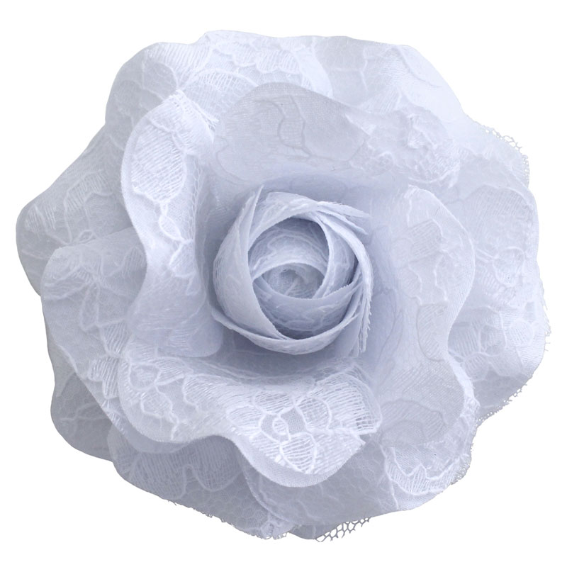 Women's White Lace Rose Women's White Lace Rose